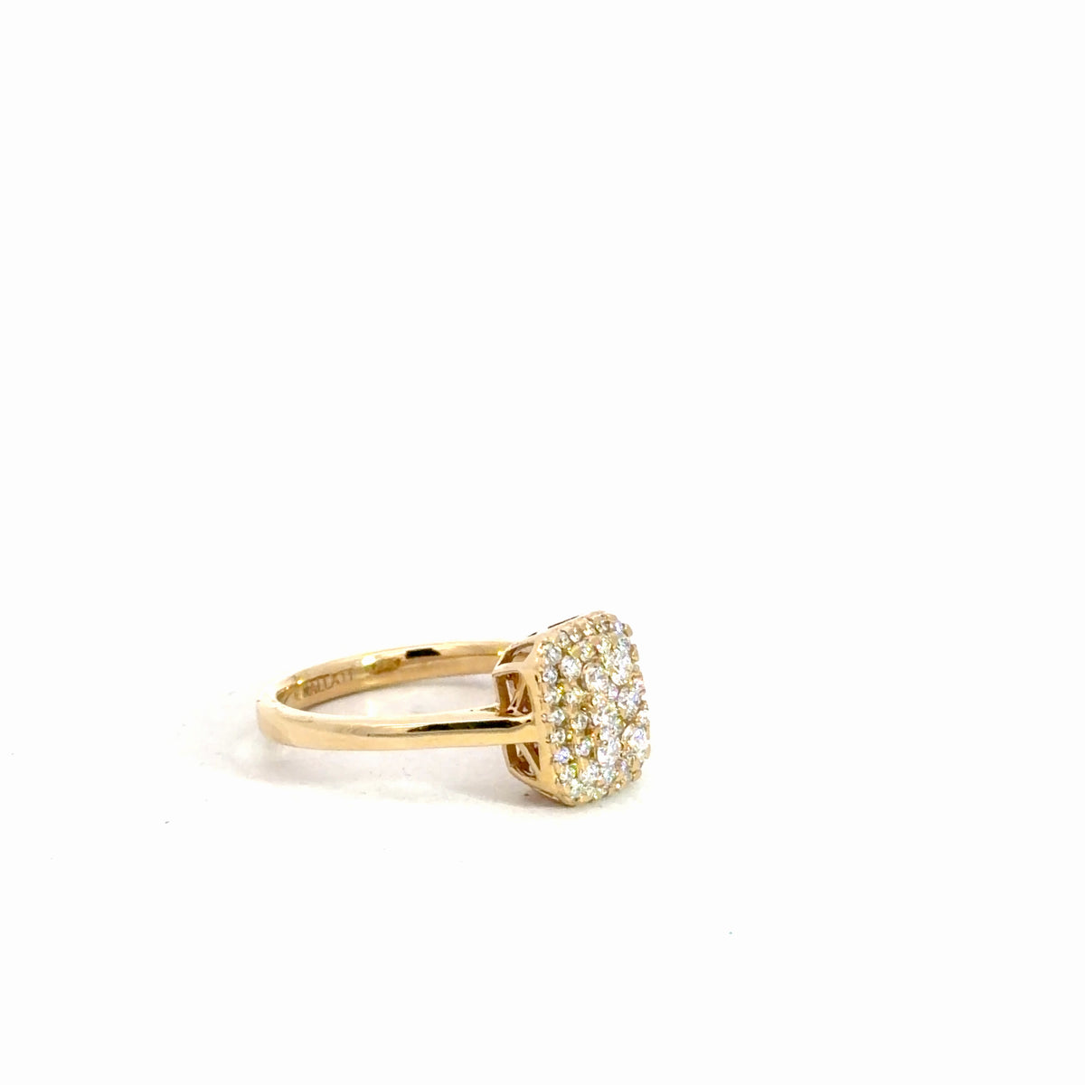 14k Yellow Gold Diamond Ring 5/8cttw