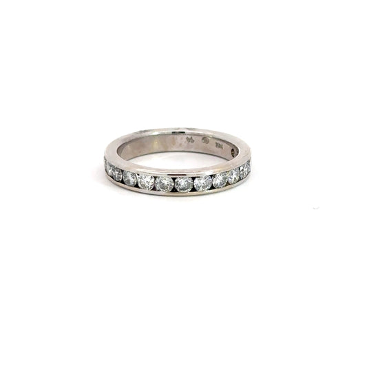 14k White Gold 1cttw Diamond Band