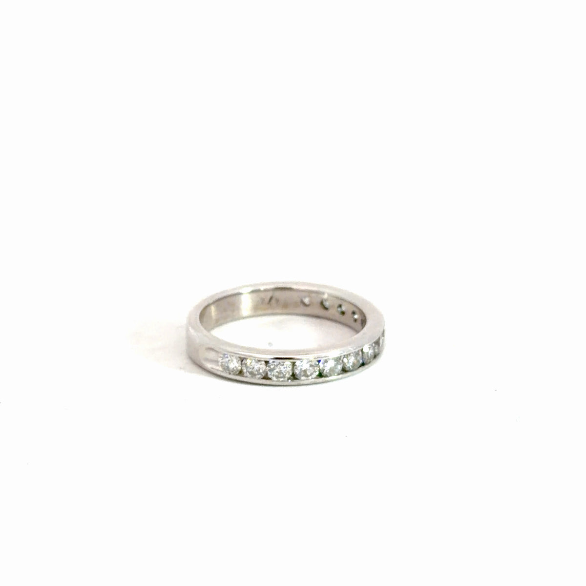 14k White Gold Diamond Band 1cttw