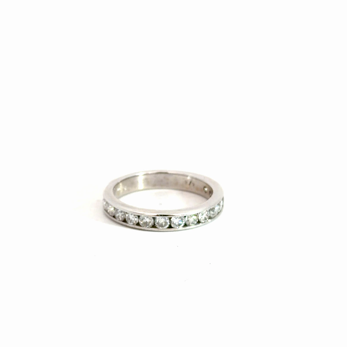 14k White Gold Diamond Band 1cttw
