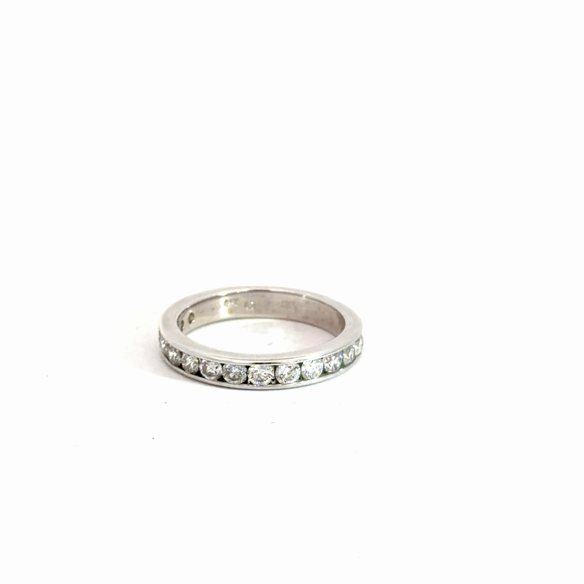 14k White Gold Diamond Band 1cttw