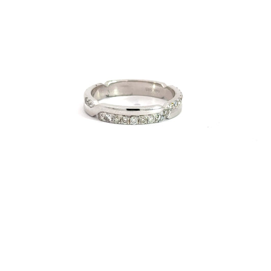14k White Gold Diamond Ring