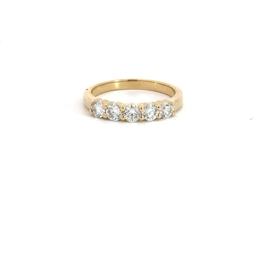 14k Yellow Gold 1.43cttw Band