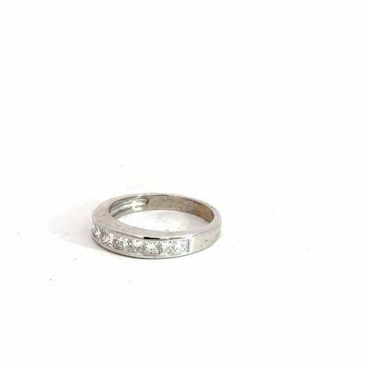 14k Princess Cut Channel Set Diamond Band 1.50cttw