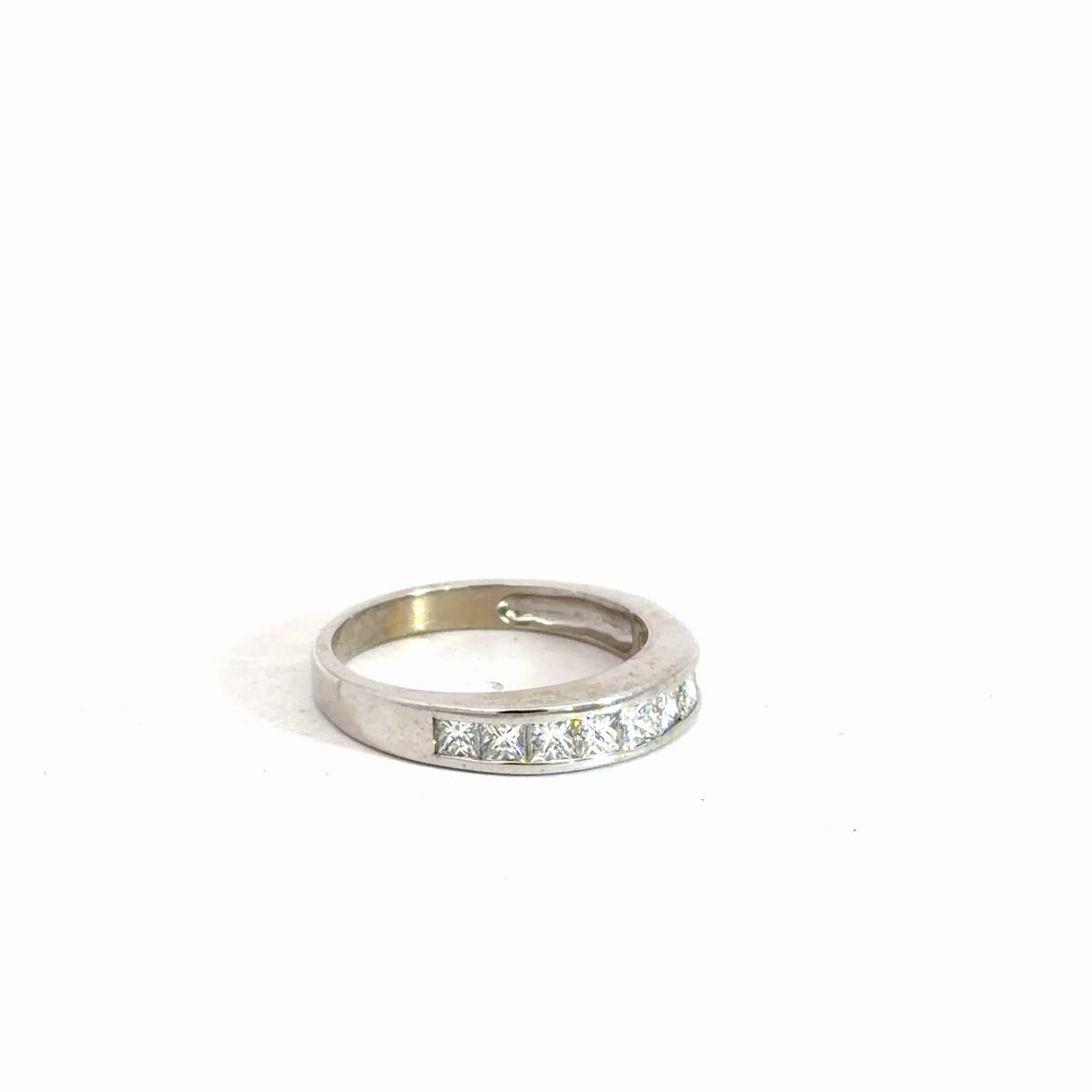 14k Princess Cut Channel Set Diamond Band 1.50cttw