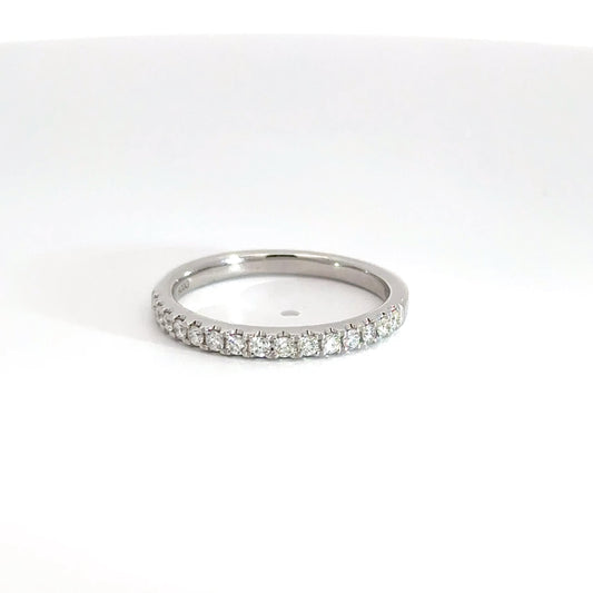 14k White Gold Diamond Bands .26cttw