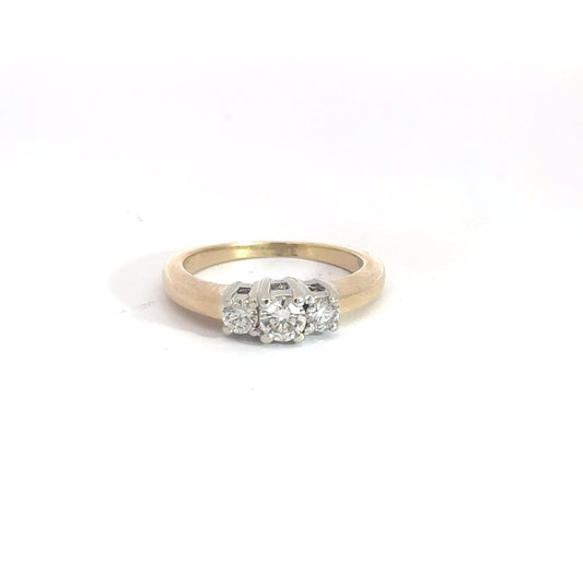 14k Yellow Gold .50cttw Diamond Engagement Ring