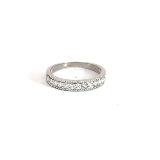 Lady's 14k White Gold .38cttw Diamond Band