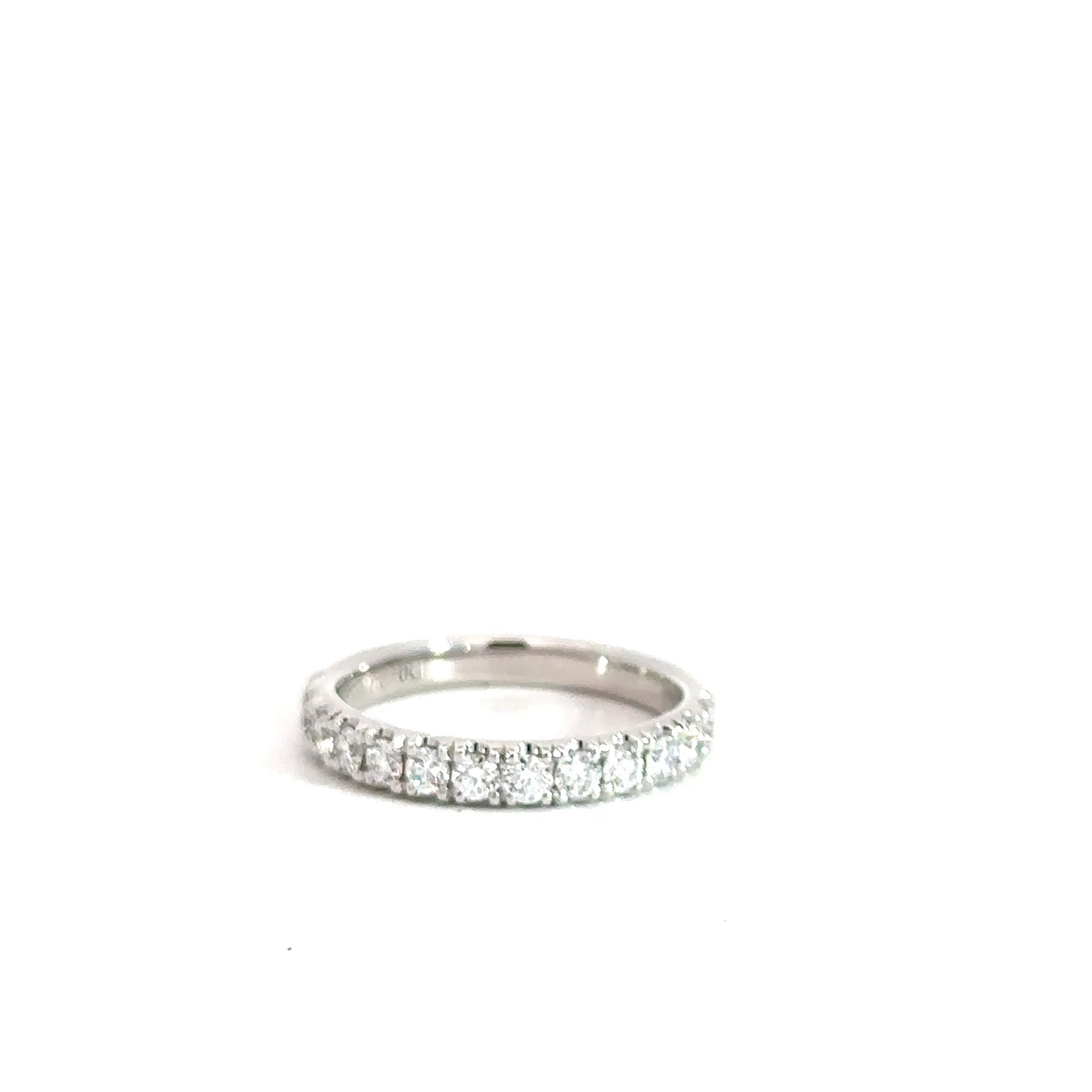 Platinum Diamond Ring .72cttw