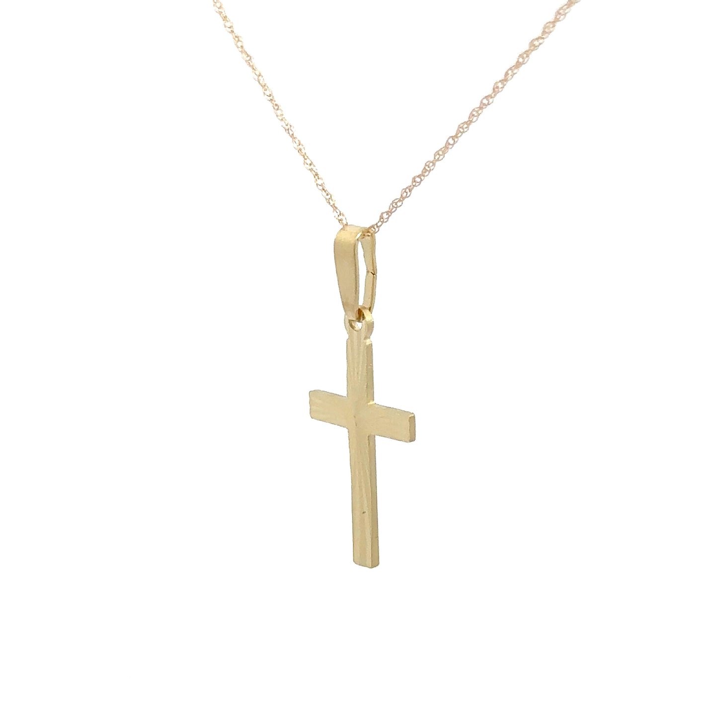 14k Yellow Gold Cross