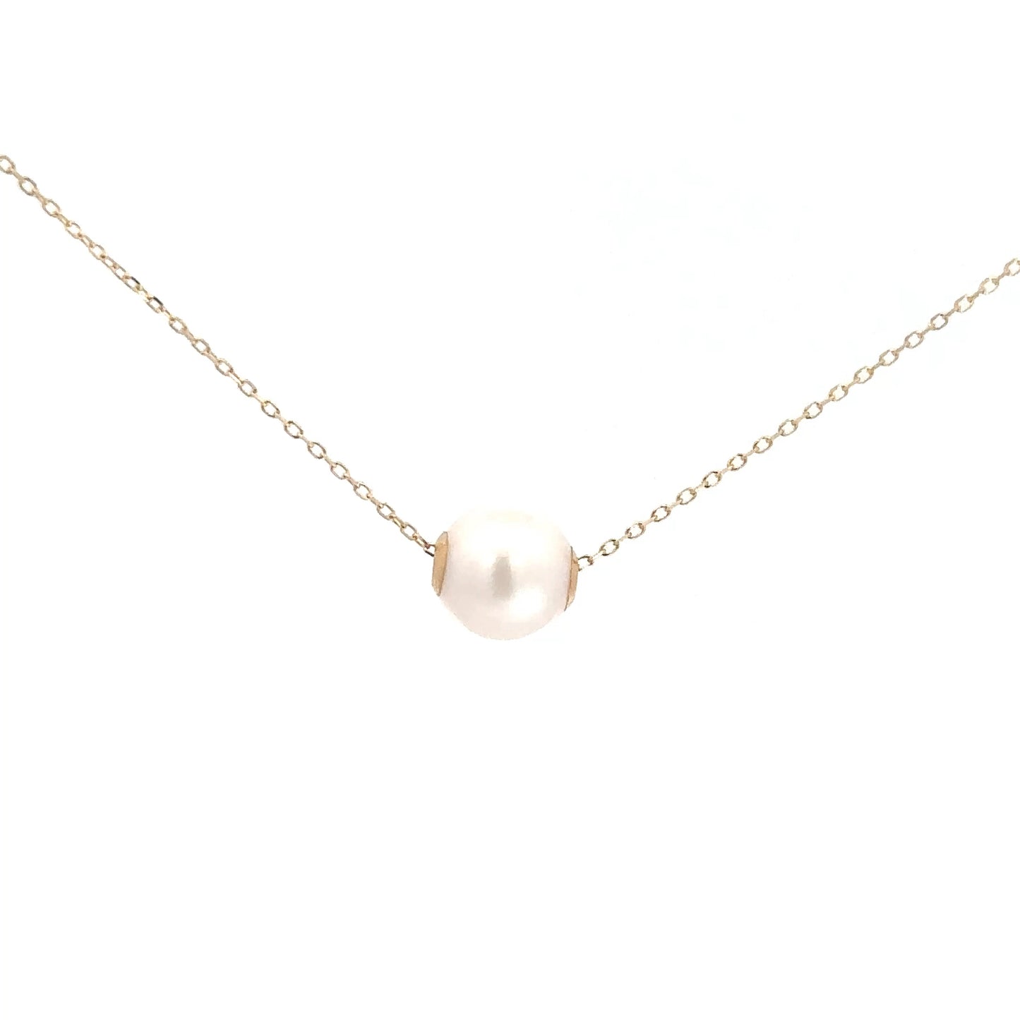 14k Yellow Gold Pearl Pendant