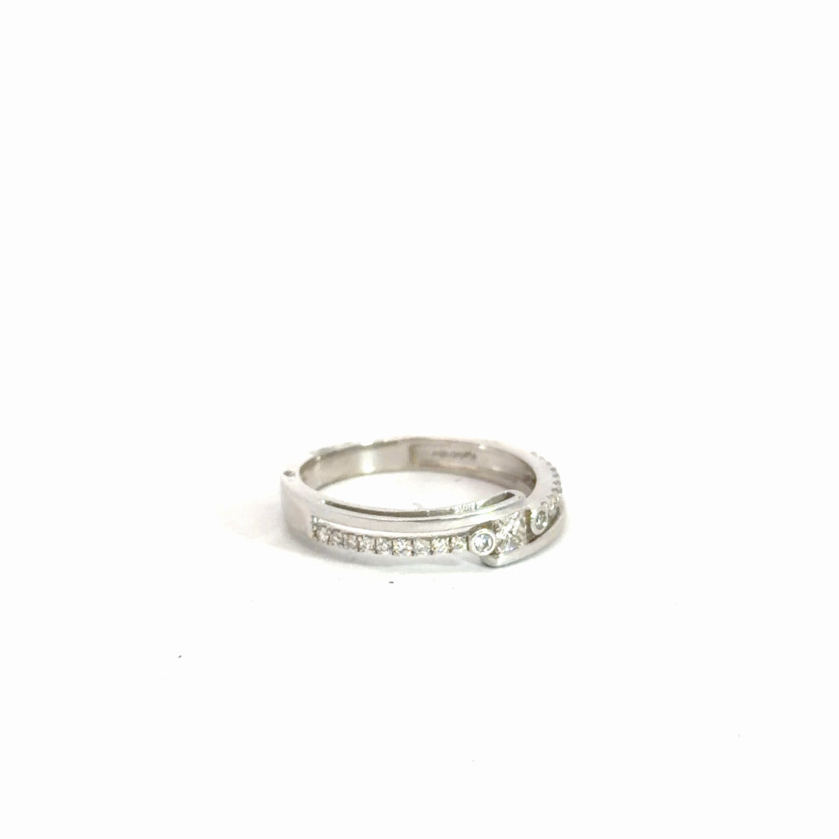 14k White Gold Diamond Fashion Ring .33cttw