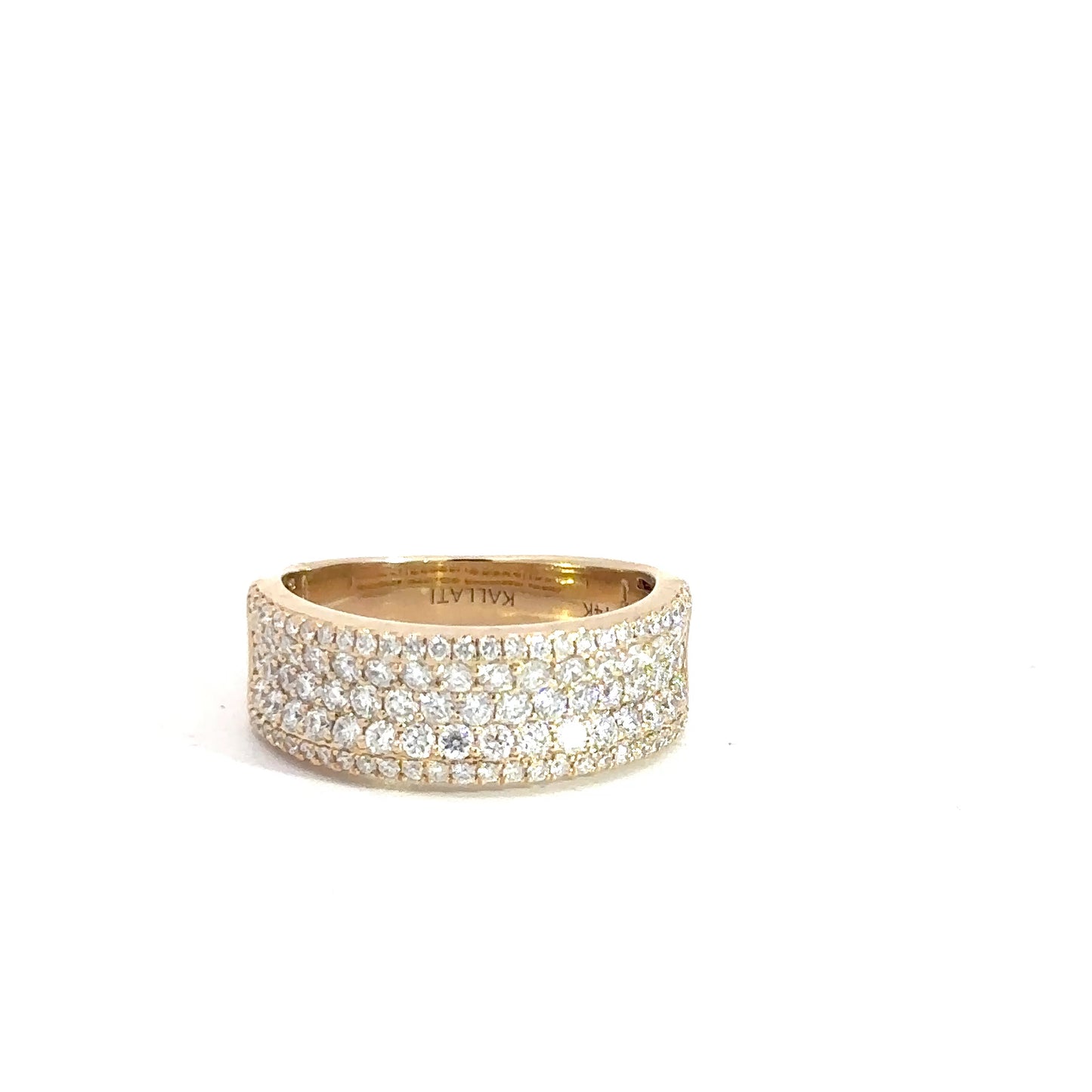 14k Yellow Gold Diamond Fashion Ring 1.50cttw