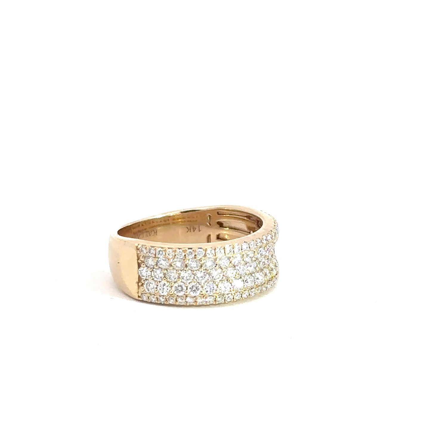 14k Yellow Gold Diamond Fashion Ring 1.50cttw