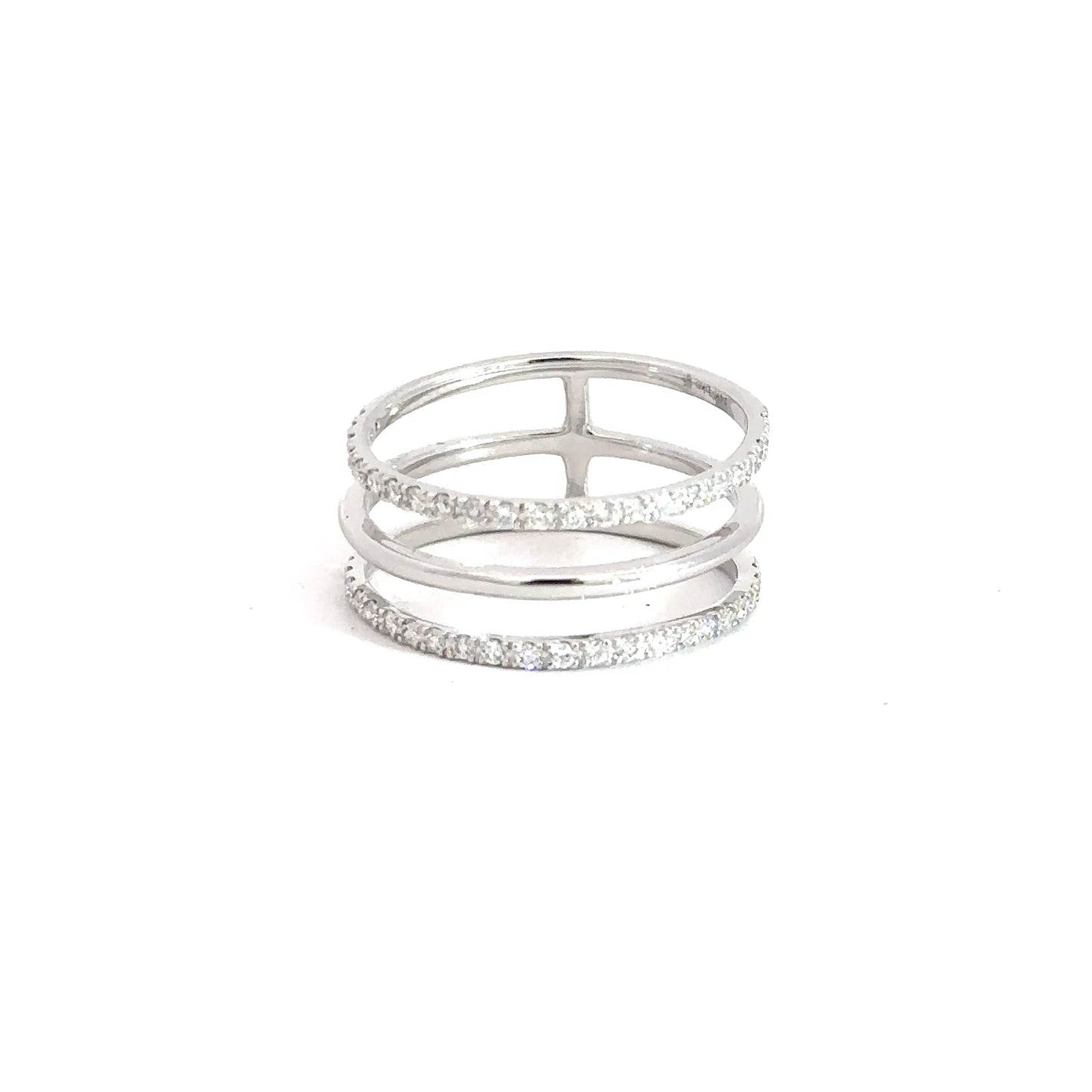 14k White Gold Diamond Fashion Ring .30cttw