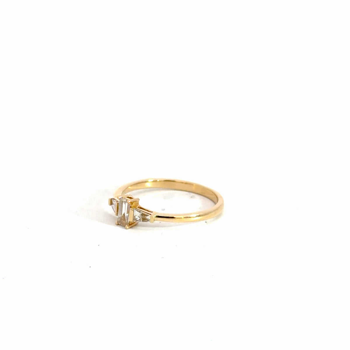14k Yellow Gold Baguette Ring .35cttw