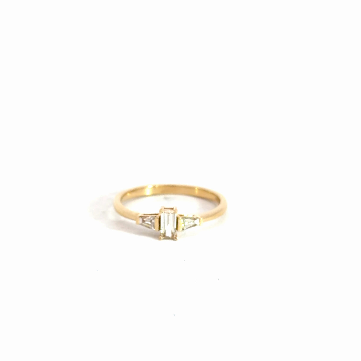 14k Yellow Gold Baguette Ring .35cttw