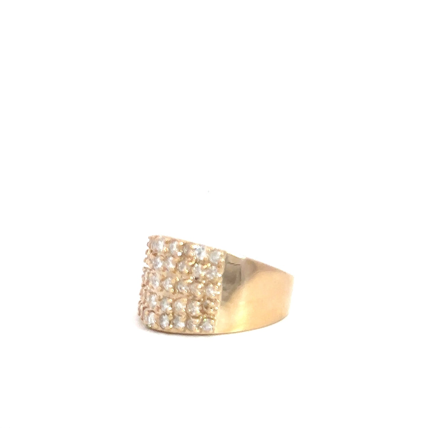 14k Yellow Gold Diamond Fashion RIng 2cttw