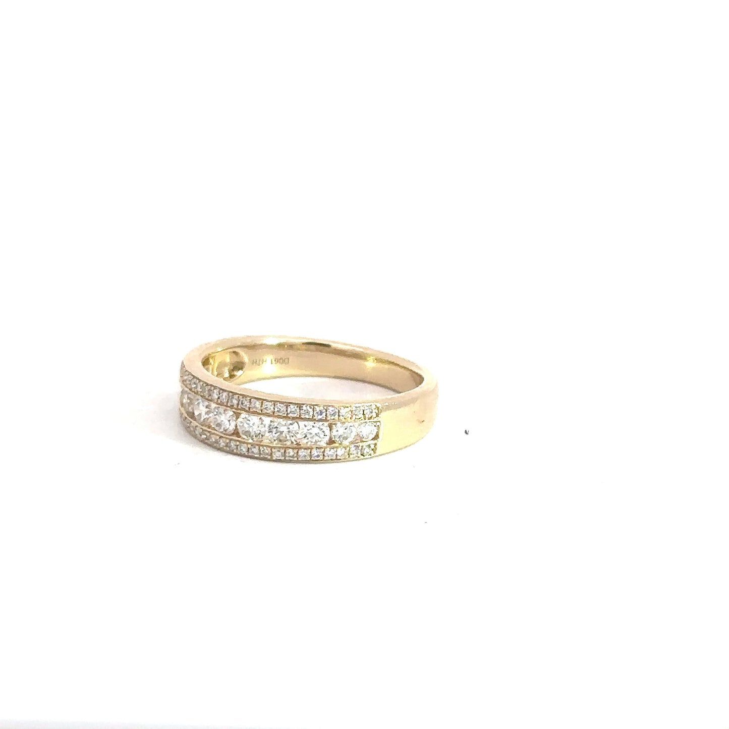 14k Yellow Gold Diamond Fashion Ring .72cttw