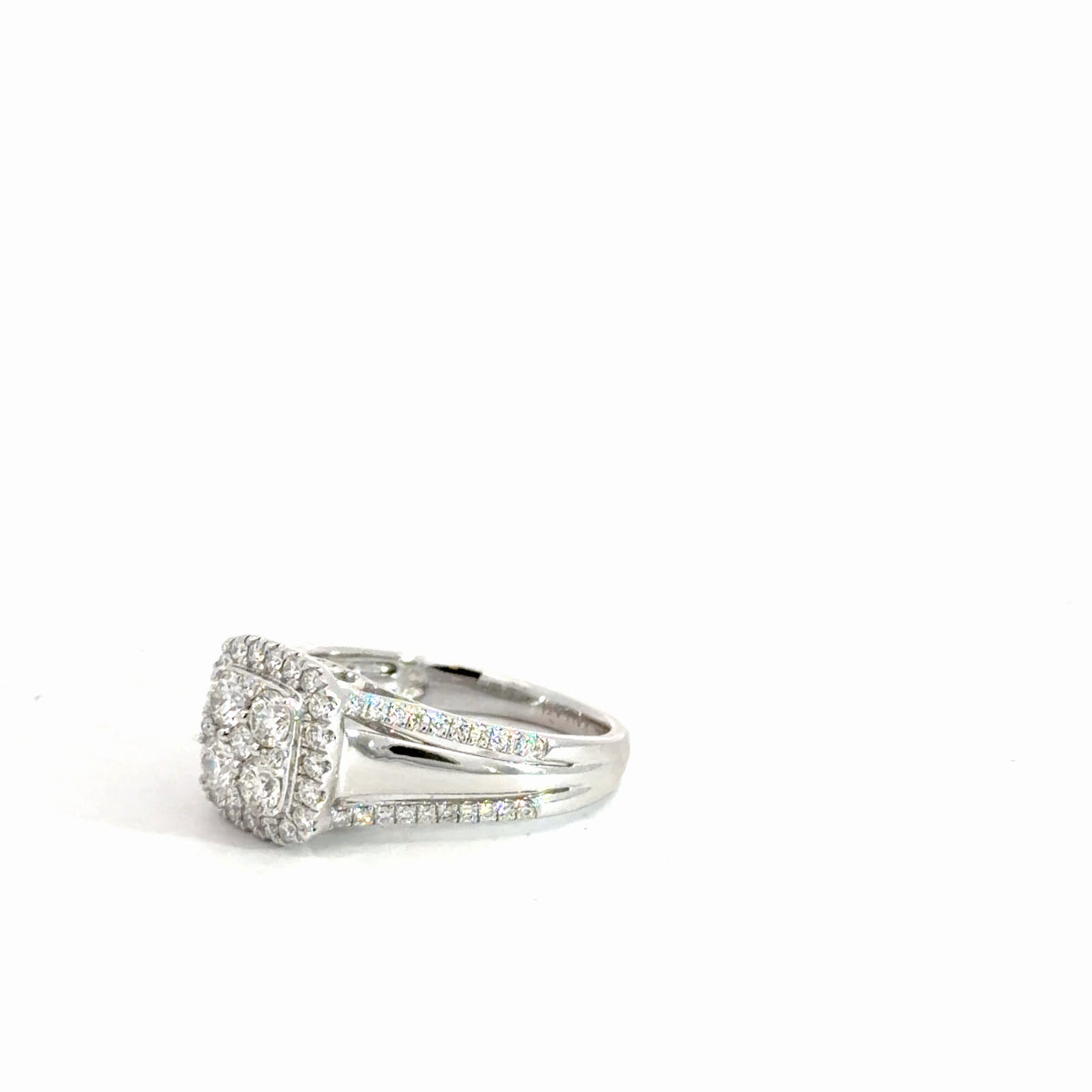 14k White Gold Diamond Ring 1.20cttw
