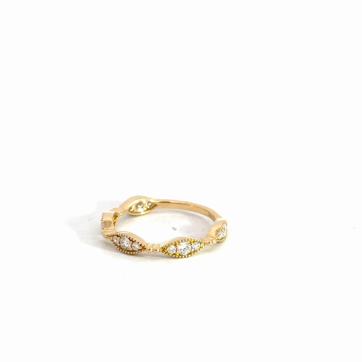 14k Yellow Gold Diamond Fashion Ring .41cttw