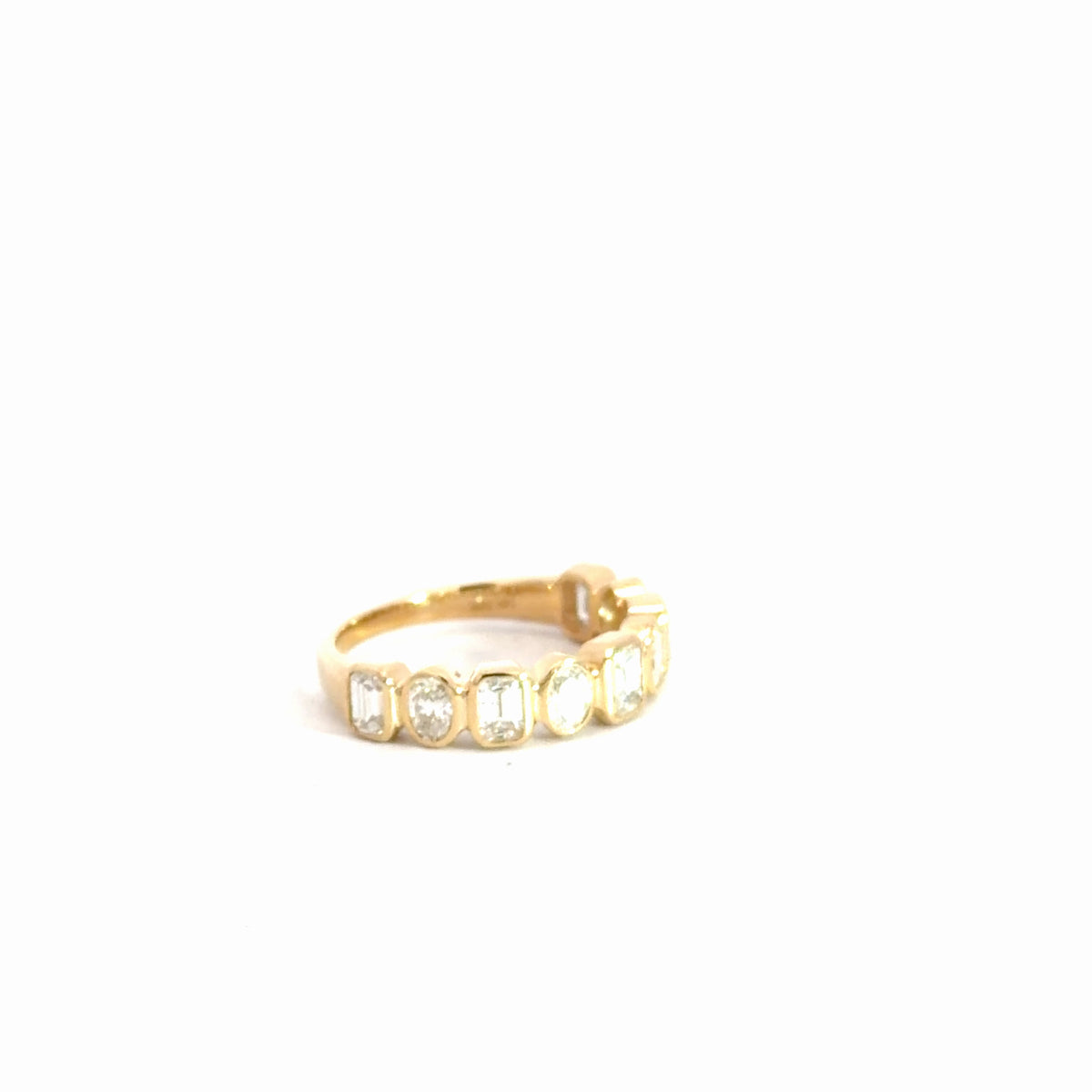 14k Yellow Gold Diamond Multi Shape Ring 1.50cttw
