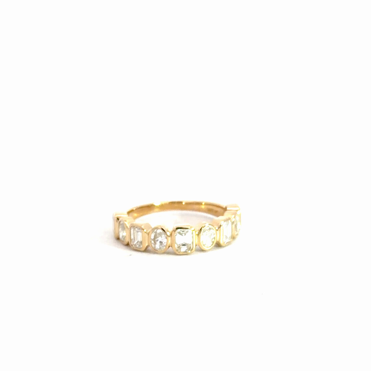 14k Yellow Gold Diamond Multi Shape Ring 1.50cttw