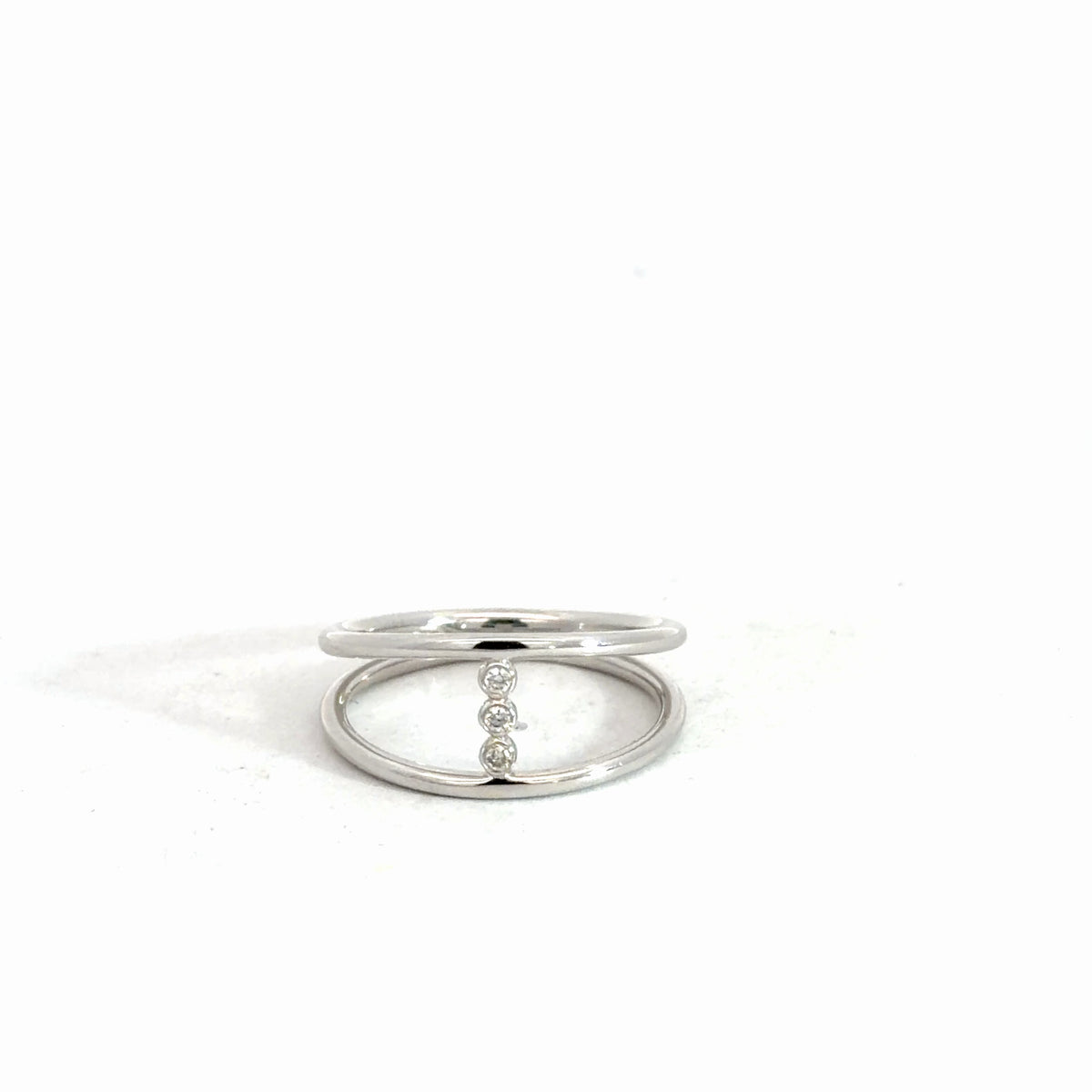 14k White Gold Diamond Ring