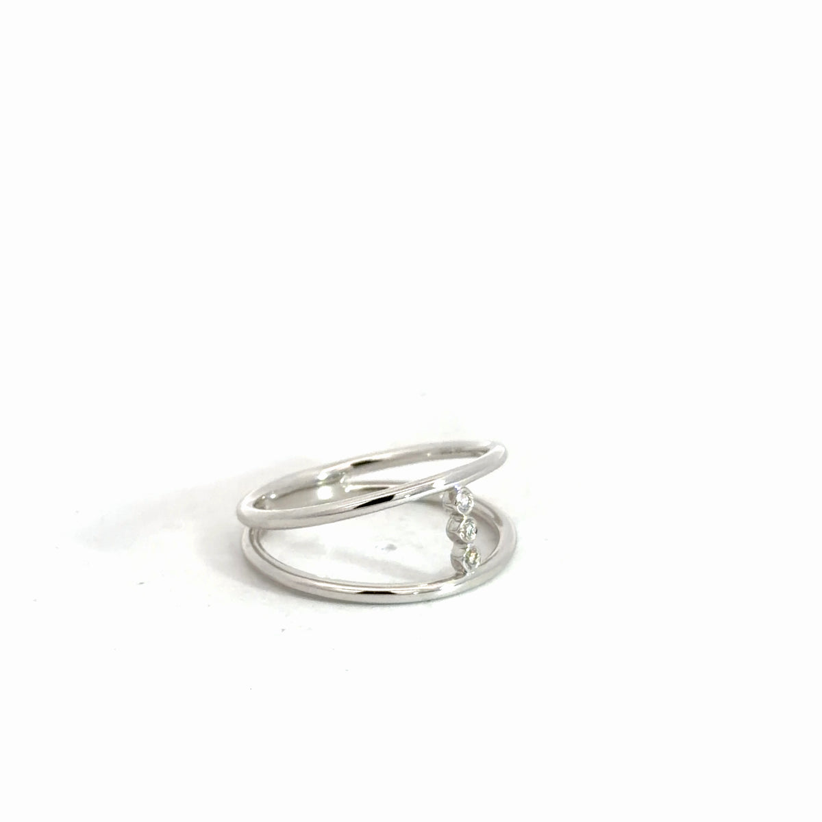 14k White Gold Diamond Ring
