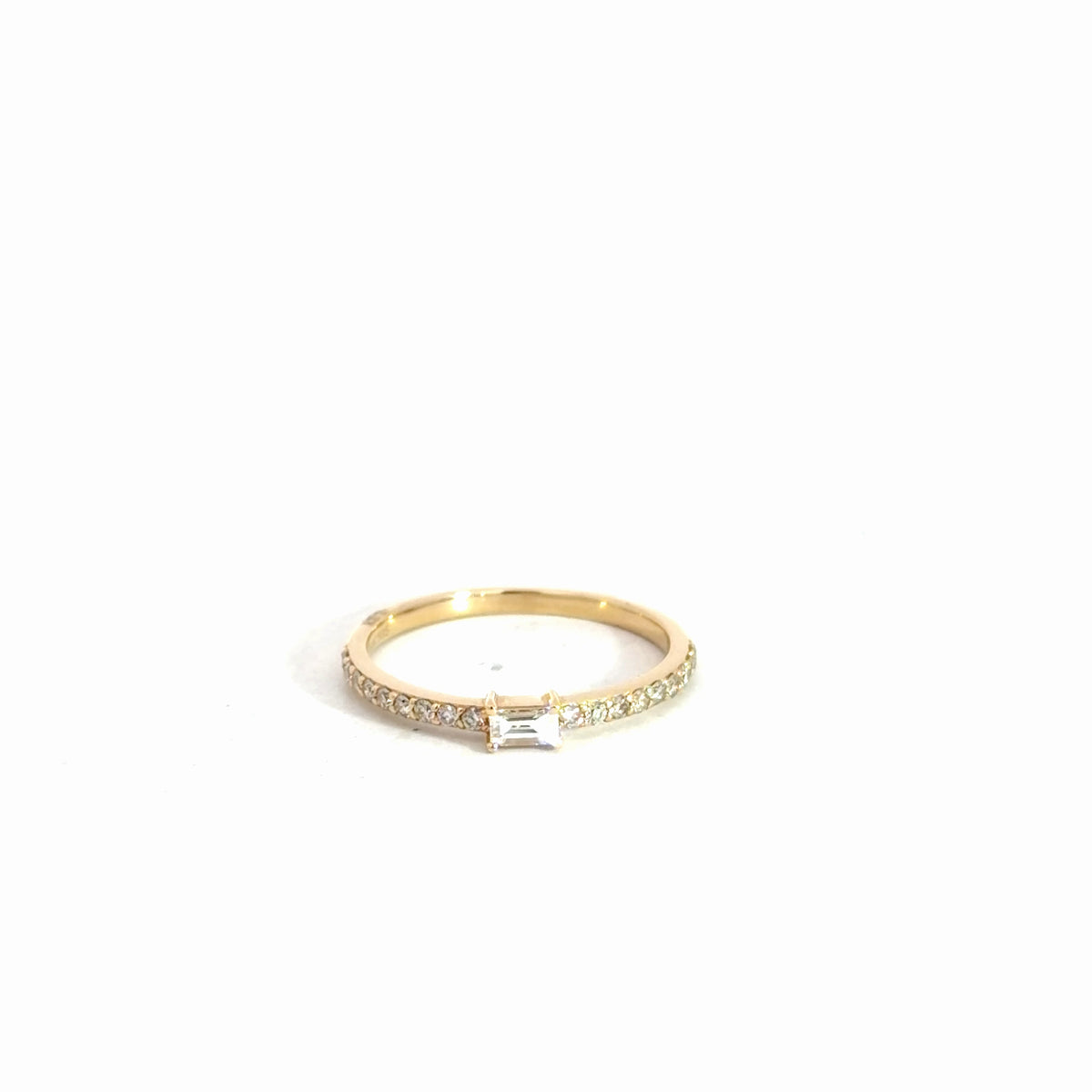 14k Yellow Gold Diamond Fashion RIng .32cttw