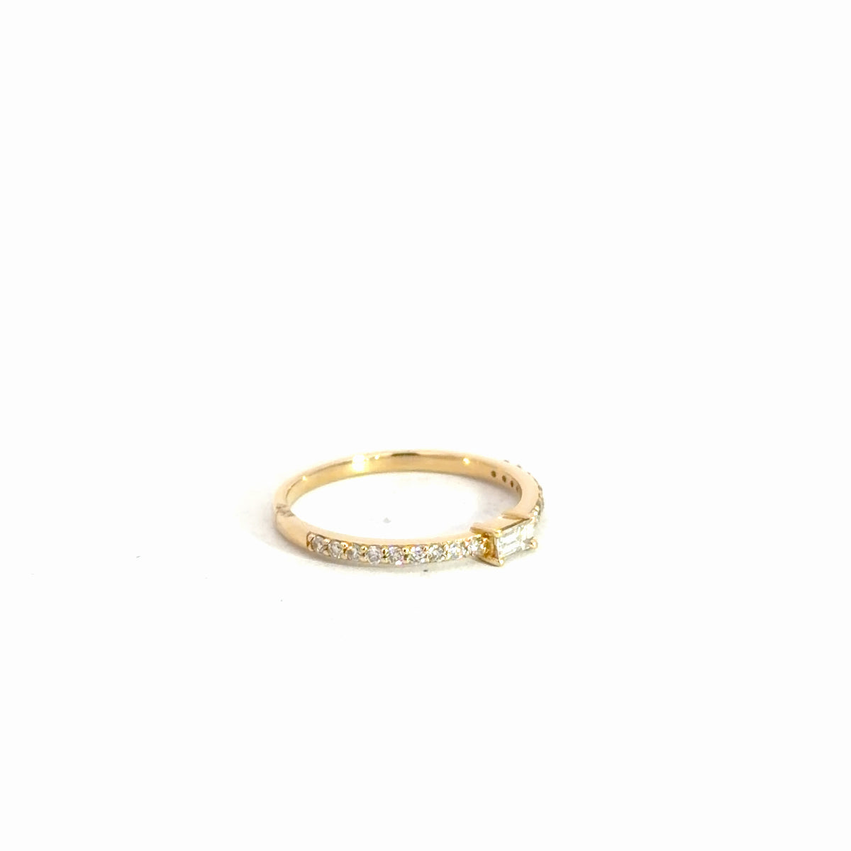 14k Yellow Gold Diamond Fashion RIng .32cttw