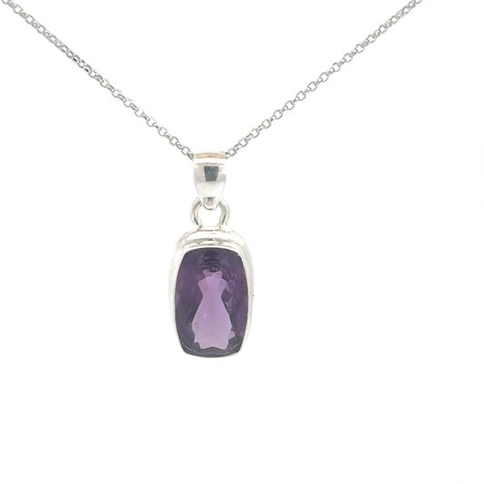 Sterling Silver Amethyst Pendant