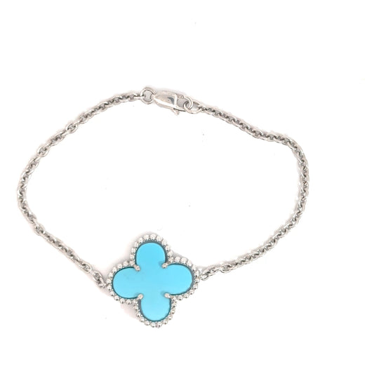 Sterling Silver Turquoise Bracelet