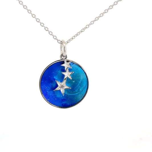 Sterling Silver Starry Night Pendant