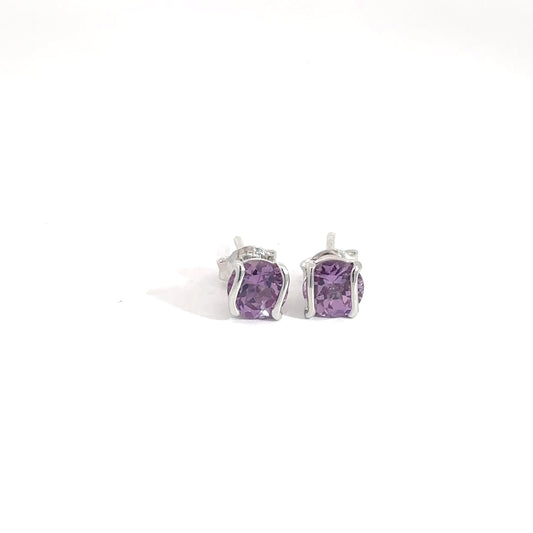 Sterling Silver Alexandrite Earrings