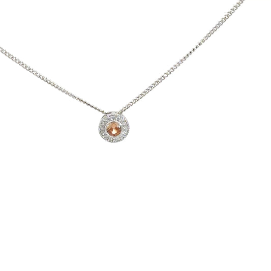 Sterling Silver Citrine Pendant