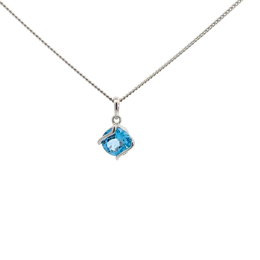 Sterling Silver Blue Topaz