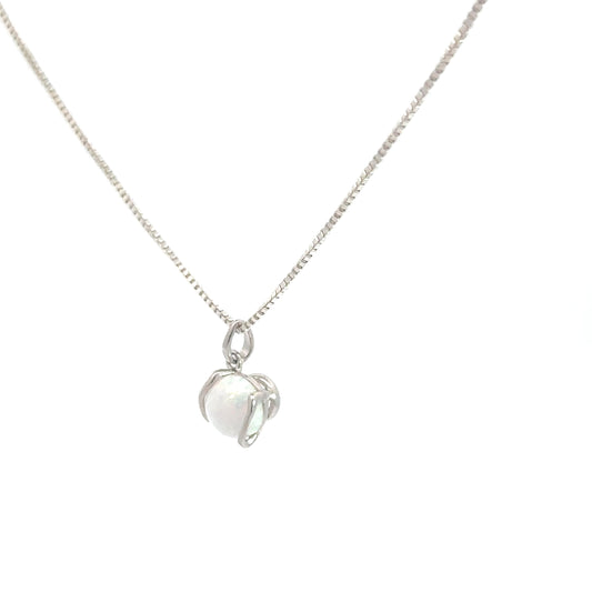 Sterling Silver Moonstone Pendant