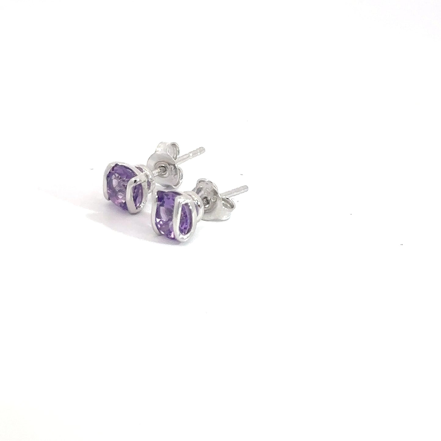 Sterling Silver Amethyst Earrings