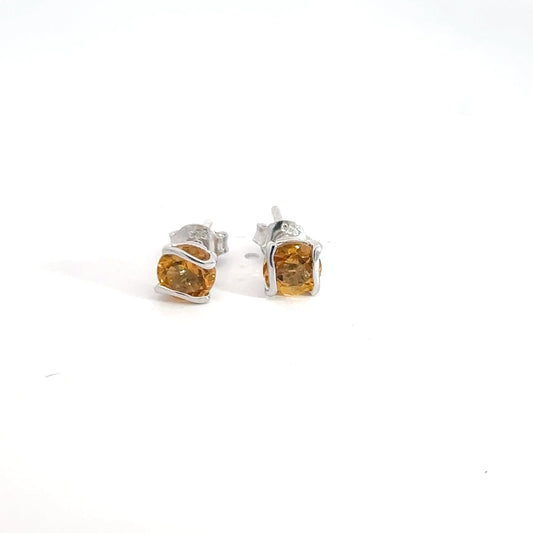 Sterling Silver Citrine Earrings