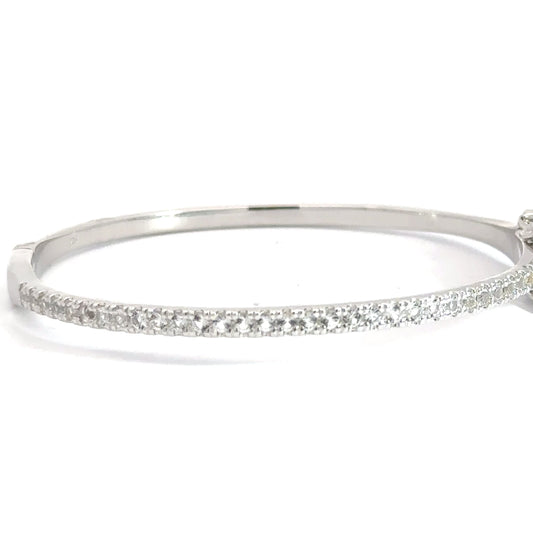 Sterling Silver White Topaz Bracelet