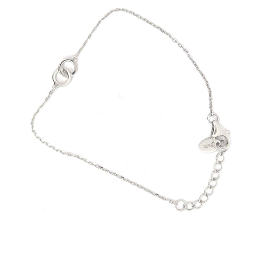 Sterling Silver Two Circle Bracelet