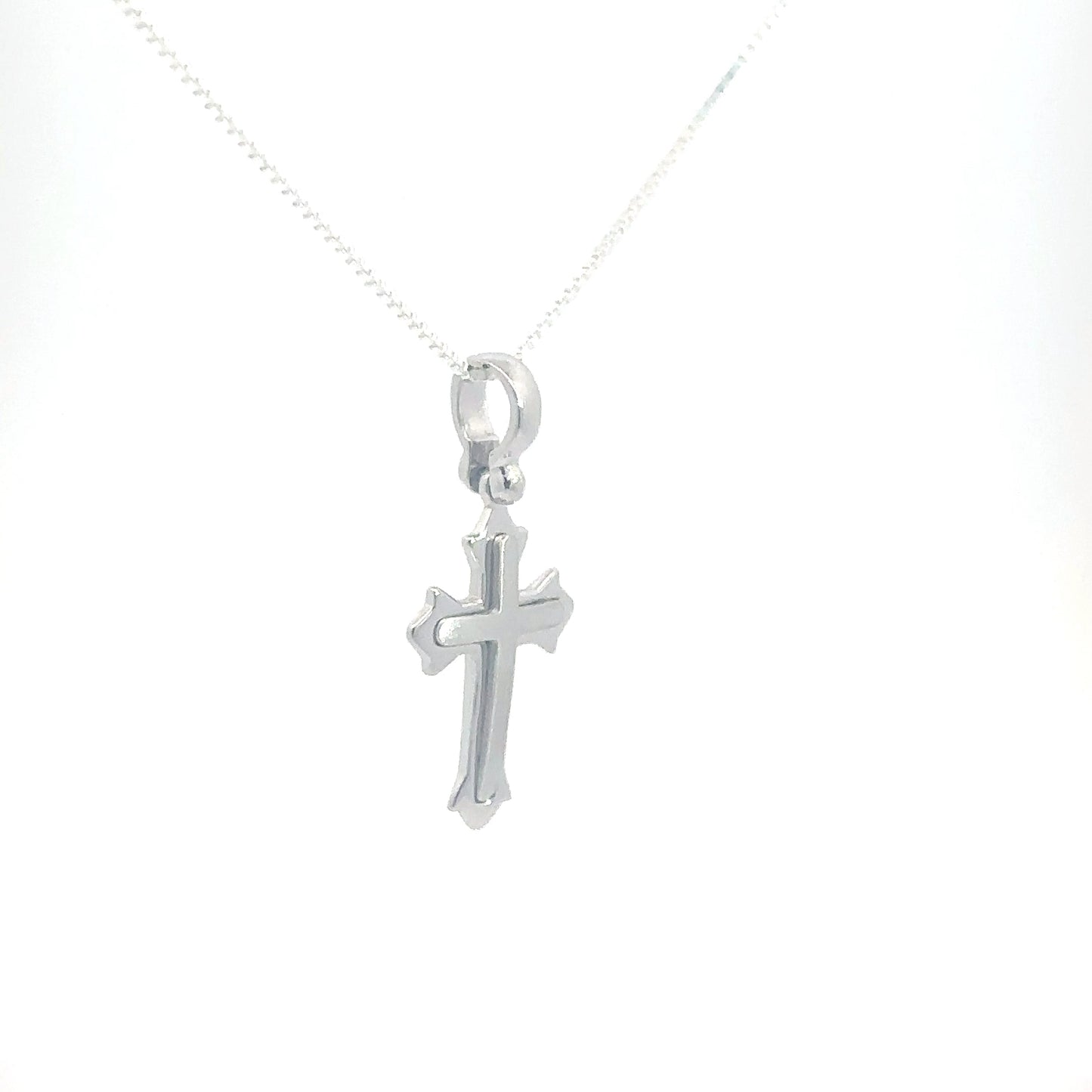 Sterling Silver Designed Cross
