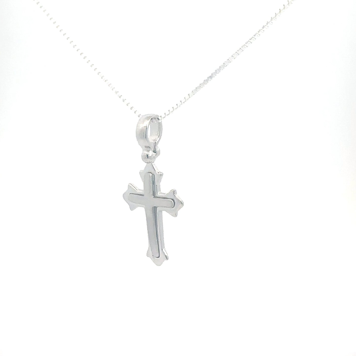 Sterling Silver Designed Cross