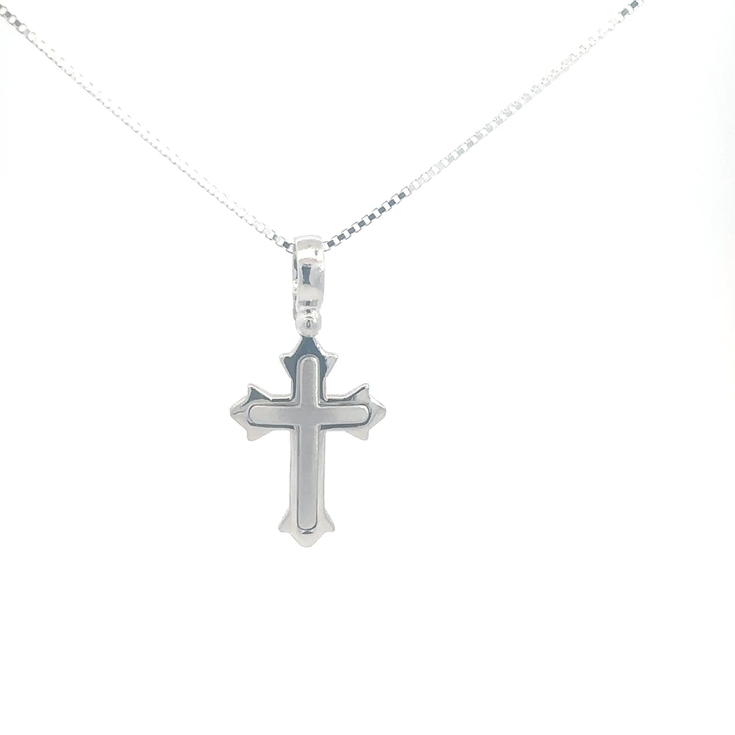 Sterling Silver Designed Cross