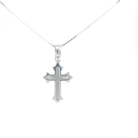 Sterling Silver Designed Cross
