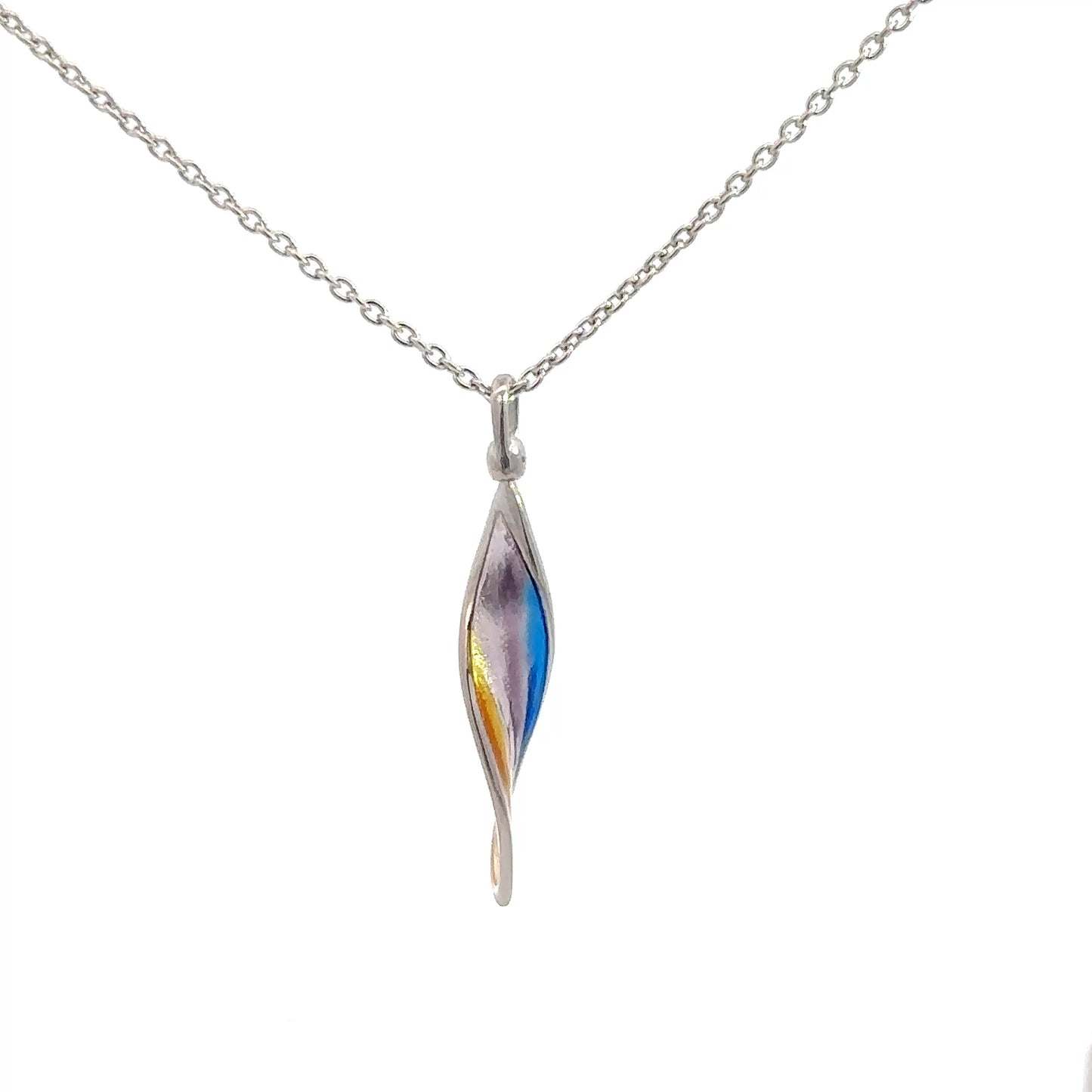 Sterling Silver Aurora Sunset Pendant