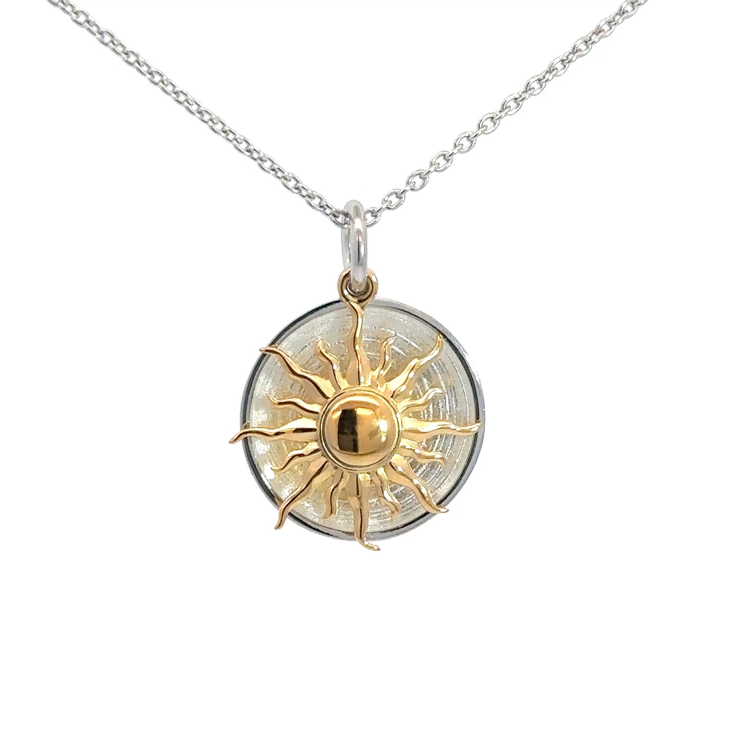 Sterling Silver Sun Pendant