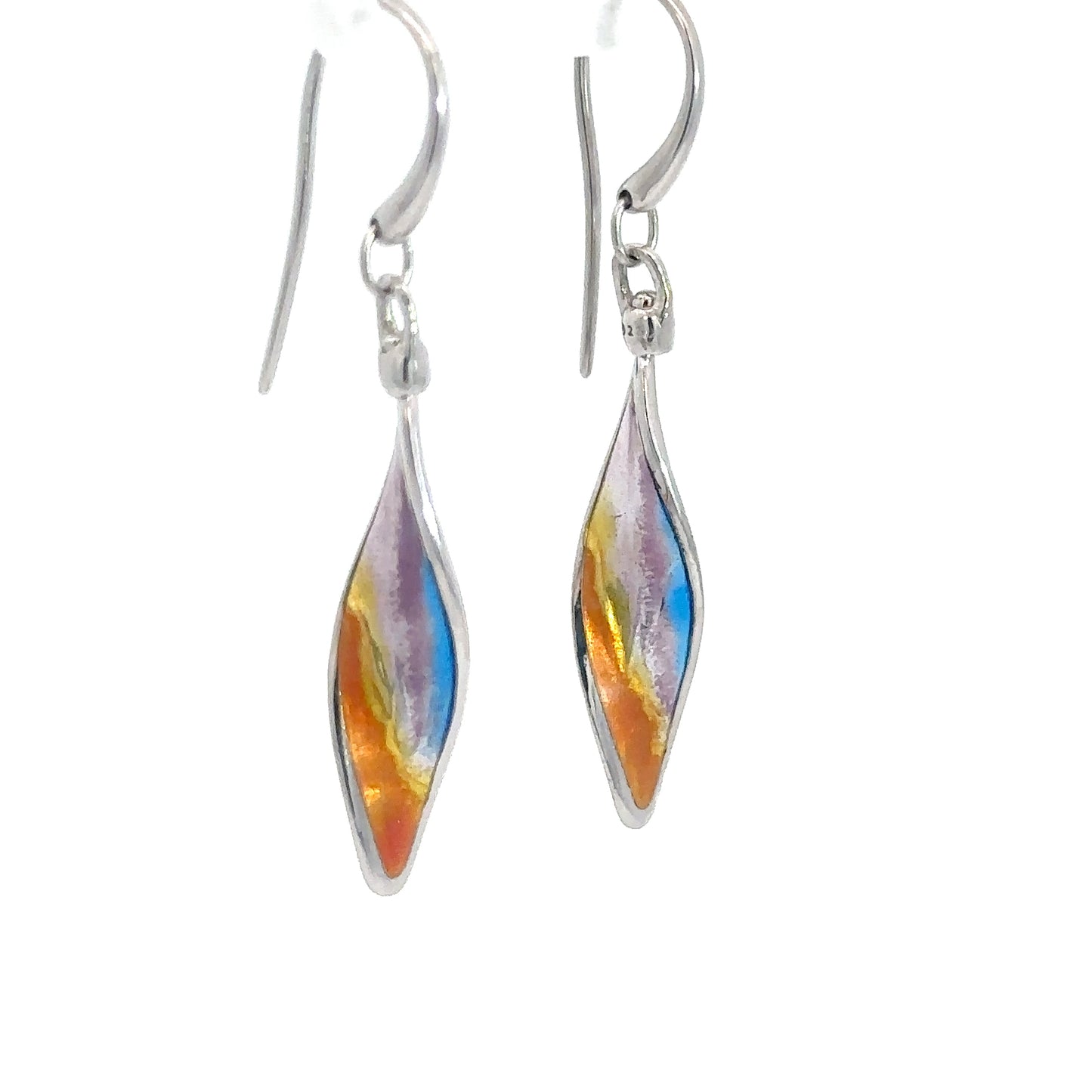 Sterling Silver Aurora Sunset Earrings