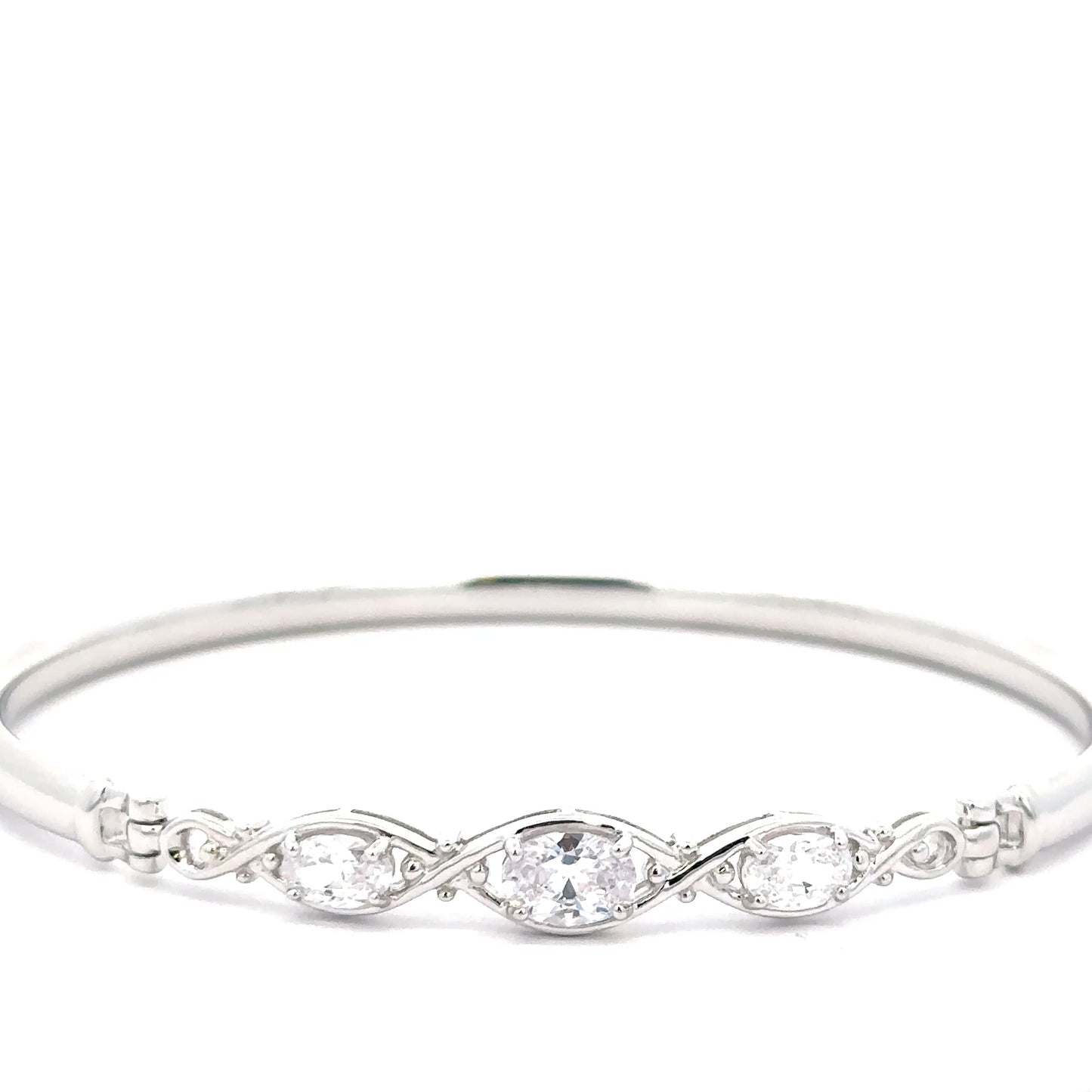 Sterling Silver Cubic Zirconia Bracelet